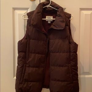 Maroon Puffer Vest